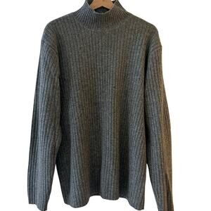 Vintage Guess Jeans Ribbed Mock Turtleneck Lambswool Sweater Sz. Large Unisex